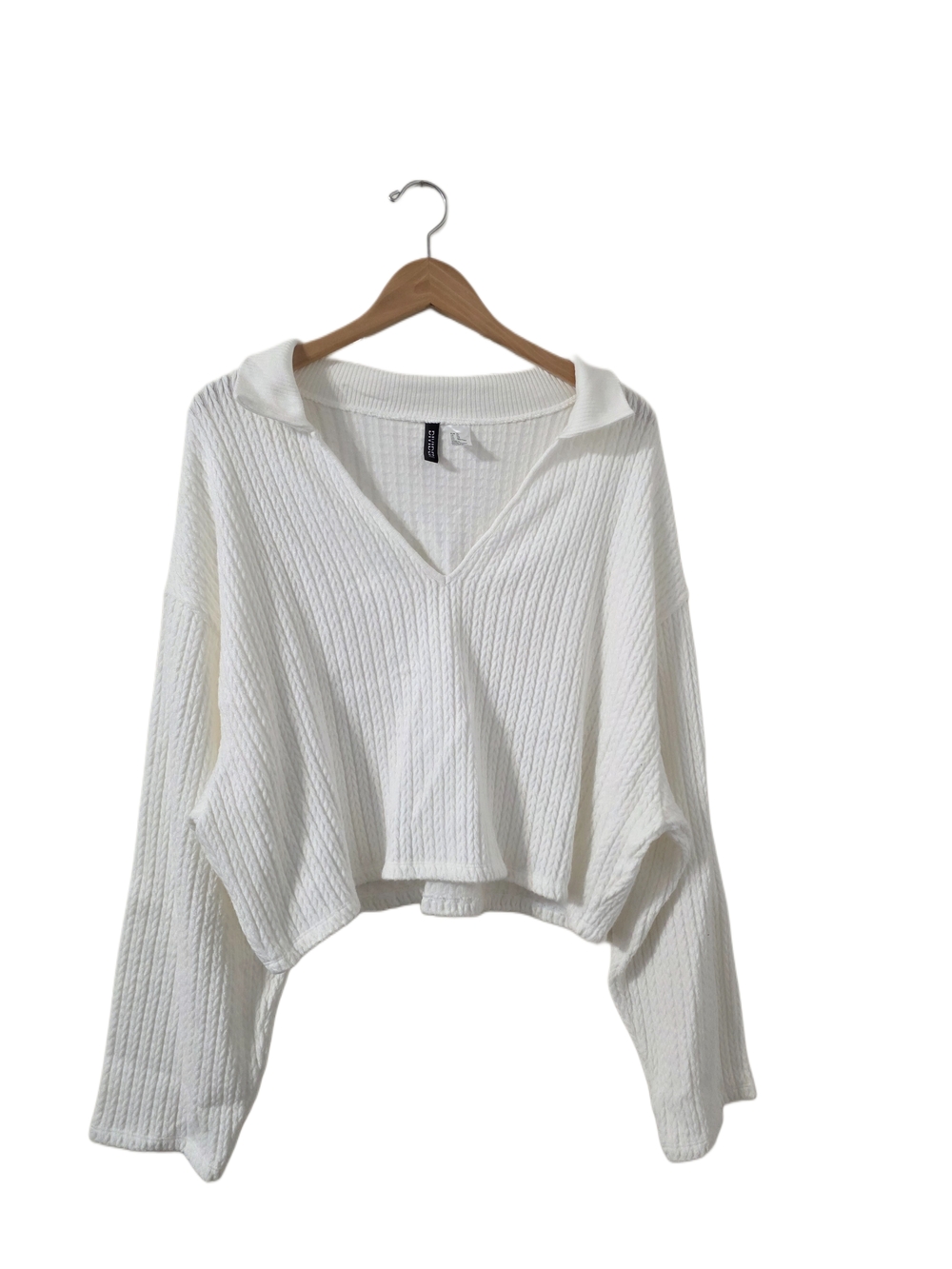 H&M Ribbed V-Neck Top - Picture 2 of 3